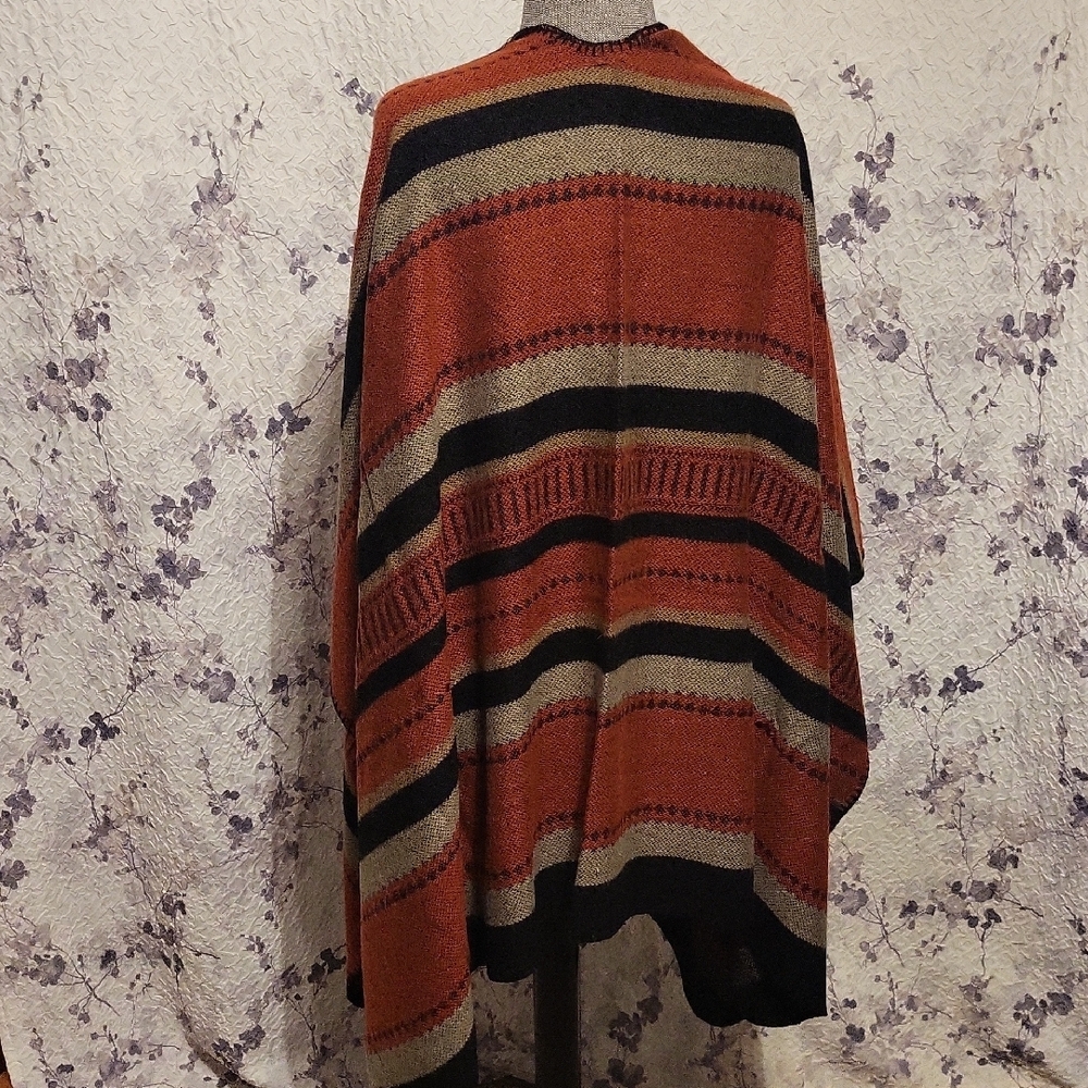Multicolor Striped Shawl - Picture 2 of 7